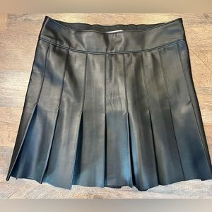 Never worn!  Abercrombie & Fitch vegan leather skirt!  Size MEDIUM